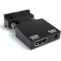 1Goal VGA to HDMI Adapter Converter with Audio, (PC VGA Source Output to TV/Monitor with HDMI Connector) for Computer, Laptop, Projector
