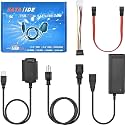 1Goal SATA/PATA/IDE Drive to USB 2.0 Adapter Converter Cable for Hard Disk HDD SSD 2.5" 3.5" with External AC Power Supply, Compatible with All Computer System Laptop PC Mac Desktop