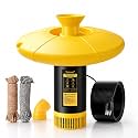 1HP Pond Fountain Aerator, 15000 GPH Floating Fountain Pump for Pond & Lake, 750W 110V High Flow, 100FT Power Cord, 2 Spray Patterns, Energy-Efficient Water Circulation System