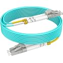 OM4 LC LC Fiber Patch Cables MMF Multimode 3ft/1m