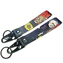 1Pack Anime Keychian,Japanese Culture Motorcycle &amp; Auto Key Tags Jet Tag for Car Scooter Keys (AK-3-2-B)