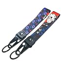 1Pack Anime Keychian,Japanese Culture Motorcycle &amp; Auto Key Tags Jet Tag for Car Scooter Keys (AK-3-2-S)