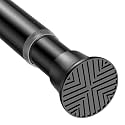 1pack Spring Tension Curtain Rods 31-62 Inch Adjustable Black Tension Rod