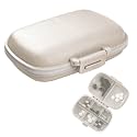 Travel Pill Organizer, 8 Compartments Portable Pill Case, Small Pill Box