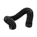 1pc 180mm PVC Aluminum Foil Ventilation Pipe - 1.5-6m Flexible Retractable Smoke Exhaust Hose for Kitchen, HVAC, and More(5m)