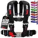 1PC 50 Cal 4-Point Harness for Bucket Seat | Quick-Release Safety Belt