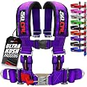 1pc 50 Cal Purple 4pt 4 Point Harness 3" straps, Racing Harness Seat Belt