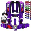 1pc 50 Cal Purple 5 Point Harness 3 inch Straps, Racing Harness Seat Belt