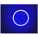 AUTO MT CAR BIKE 60MM 70MM DRL Daytime Running Light Angle Eyes Led Ring Bike COB LED Angel Eyes Halo Ring DRL Halo Ring COB Chips (1PC BLUE 70MM)