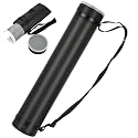 Extendable Poster Tube, 17.7 to 27.6 in, Shoulder Strap