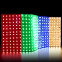 1PC Flexible LED Backlight Sheet RGBW+Warm White 2800K, 24V 70W 18.9X9.4 Inches Cuttable Dimmable Bendable Ultra-Slim LED Board Light Panel for Backlit Granite, Stained Glass Countertops