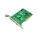 for 1PC PCI Combo 2X 1394b + 1x 1394a Firewire Ports PCI Controller Card 1394 Card TI Chipset 6pin Cable win10