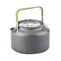 1PCS 0.8L/1.2L/1.8L Outdoor Camping Kettle Aluminum Tea Coffee Pot with Carry Bag(1.8L)