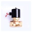 1PCS 1" high Temperature steam Solenoid Valve Normally Closed Brass Two-Way Internal Thread Solenoid Valve 220V 110V 24V 12V(BSP-12VDC)