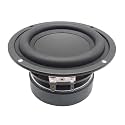 1Pcs 115MM 4 Inch Ohm 40W Midrange Woofer Speaker Audio Bass Fiberglasses Bookshelf Round Loudspeaker(Black)