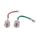 1pcs 50A Generator Rectifier diode Bolt Type ZP50A 1600V Spiral Defence the diode Rectifier thyristor(A Pair ZP50A)