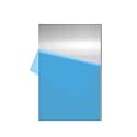 1PCS 6061 Aluminum Sheet Metal 1/4" x 8" x 16", Aluminum Plates Covered with Protective Film, Heat Treatable Aluminum Flat Bar for DIY Craft, Industry