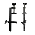 1Pcs Desk C Clamp Extra wide range of 0-5.6 Inch, Stainless Steel Table Clamp Mount Holder with Fine-Tuning Bolt, Wide Throat Saw clamp for Woodworking, Office, Craft