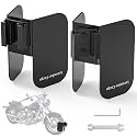 1Pcs E Track Wheel Chock for Motorcycle, Durable Quality E Track Dirt Bike Wheel Chock, E Track Motorcycle Chock Fit Tires Up to 2" to 6" Wide,(Black)