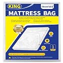 1PK King Size Mattress Moving Bags,Thick Plastic Bed Protector Cover