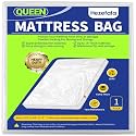 1PK Queen Size Mattress Bag for Moving, Plastic Mattress Protector Cover