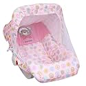 1ST STEP 5 in 1 Carrycot with Anti-Mosquito Mesh-Pink (MPKHT)