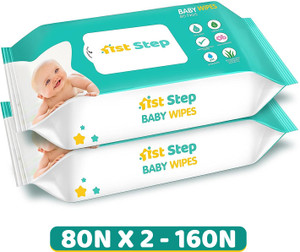 1st step baby wet wipes enriched with aloe-vera and jojoba oil pack of 2