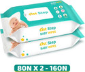 1st Step Baby Wet Wipes Enriched With Aloe-Vera And Jojoba Oil (Pack Of 2)