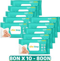 1st Step Baby Wet Wipes Enriched With Aloe-Vera And Jojoba Oil (Pack Of 10)