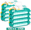 1st Step Baby Wet Wipes With Lid Enriched With Aloe-Vera And Jojoba Oil(Pack of 8)