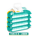 1st Step Baby Wet Wipes With Lid Enriched With Aloe-Vera And Jojoba Oil(Pack of 4)