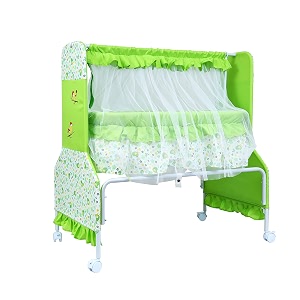 1st step cradle with swing and mosquito net green