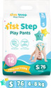 1st Step Play Pant Style Diaper With 3D Leak Guard & ADL Technology Pant Diapers - S