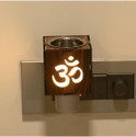 1st Time Om Kapur Dani Incense Holder For Kapur Burnig And Fragrance Your Room Wooden, Plastic Incense Holder