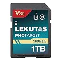 1T(999GB) Class 10 UHS-I V30 Memory Card, Up to 180MB/s Read Speed