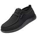 1TAZERO Men's Wide Slip On Shoes Casual Loafers Arch Support Comfort