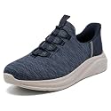 1TAZERO Men's Wide Slip On Shoes Casual Loafers Arch Support Comfort