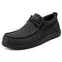 1TAZERO Men's Wide Slip On Shoes Casual Loafers Arch Support Comfort