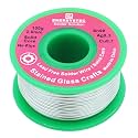 2.0mm Lead Free Solder Wire for Stained Glass Craft, Art Craft Soldering Wire, 100g No Lead Solder Wire, Sn99 Ag0.3 Cu0.7 Diameter 0.08 Solid Core No Flux