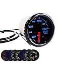 2-1/16" 52mm Fuel Pressure Gauge, Tinted, 7 Color, 0-140 PSI
