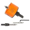 2-1/4 inch Hole Saw for Wood, Metal, Plastic &amp; Drywall, with Arbor