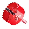 2-1/4Inch / 57mm Hole Saw for Wood, Plastic Board, Ceiling,Drywall, and Metal Sheet - HSS Bi-Metal Hole Cutter with Pilot Drill Bit
