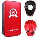 2-in-1 Boxing Pads Set, Punch Mitts & Kick Pad Combo for Kids & Adults, Adjustable MMA Training Gear for Boxing, Kickboxing, Karate & Taekwondo, Shock Absorbing, Indoor Outdoor Practice