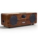2.1 Channel Bluetooth 5.0 Wooden Speaker, TV Speaker Dual 15W Powerful Sound + 30W Subwoofer, Optical/Coaxial/HDMI ARC/AUX/USB, DSP Tuning Wooden Audio System for TV/Party/Karaoke(CT-400-21)