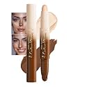 2 in 1 Contour Stick Waterproof Bronzer Highlighter, 22-Medium