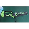 2-in-1 Cordless Pole Saw & 8'' Mini Chainsaw with Extension Pole for Tree Trimming (Light Green, 8inch)