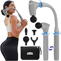 2-in-1 Detachable Massage Gun Deep Tissue with Extension Long Handle