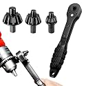 2 in 1 Drill Chuck Ratchet Spanner, 2025 New Universal Double Head Drill Chuck Key Ratchet Wrench Tool, Compatible with Most Electric Drills and Power Tools (1 Pc)