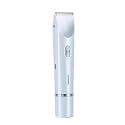 2-in-1 Dual Head Bikini Hair Trimmer &amp; Electric Shaver For Women, Waterproof Wet/Dry Use With Detachable Heads – Painless Grooming(Blue)