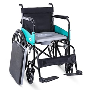 tryfit foldable travel advance wheelchair lightweight aluminium alloy frame solid pu tyres 12 inch rear wheels 360 front rotation breathable mesh seat portable wheelchair with swing footrest 110 kg